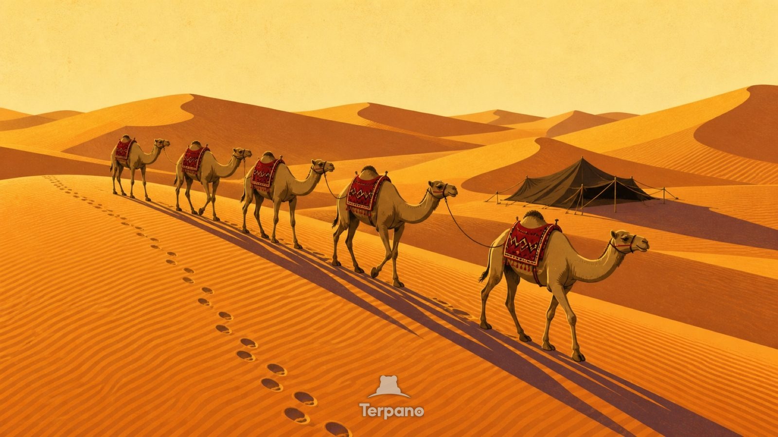 Central Arabia — original illustration of Central Arabia