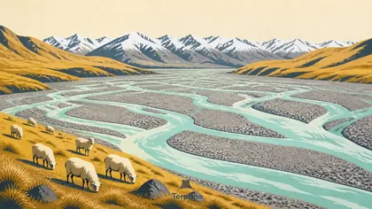 Braided Glacial River