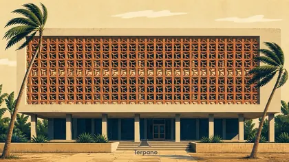 Breeze-Block Office Facade