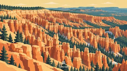 La forêt de cheminées de fée de l'amphithéâtre de Bryce