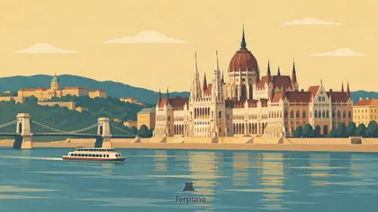 Le Parlement au bord du Danube à Budapest