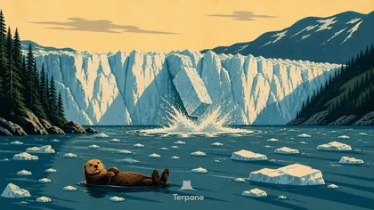 Glacier Calving Bay