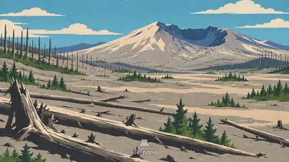 A Forest Rebuilding after a Lateral Blast