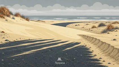 Dune-Buried Coastal Road