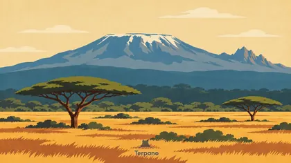 Le Kilimandjaro, seul au-dessus de la savane