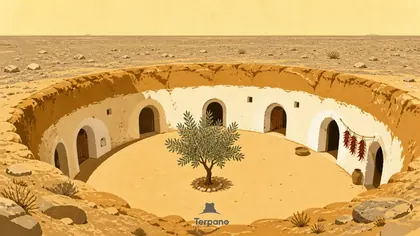 Habitations à cour creusée
