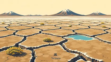 Cracked Clay Salt Flat