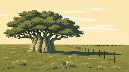 Lone Ombu on the Pampas