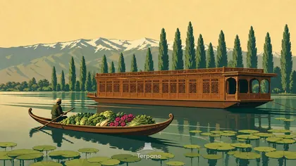 Carved Houseboat Lake
