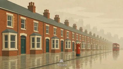 Rainy Terrace Row