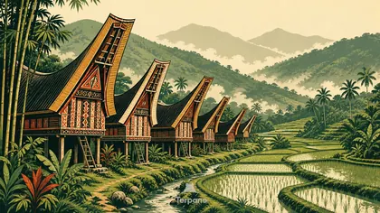 Tongkonan Roof Valley