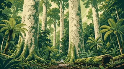 Canopée d'anciens kauris