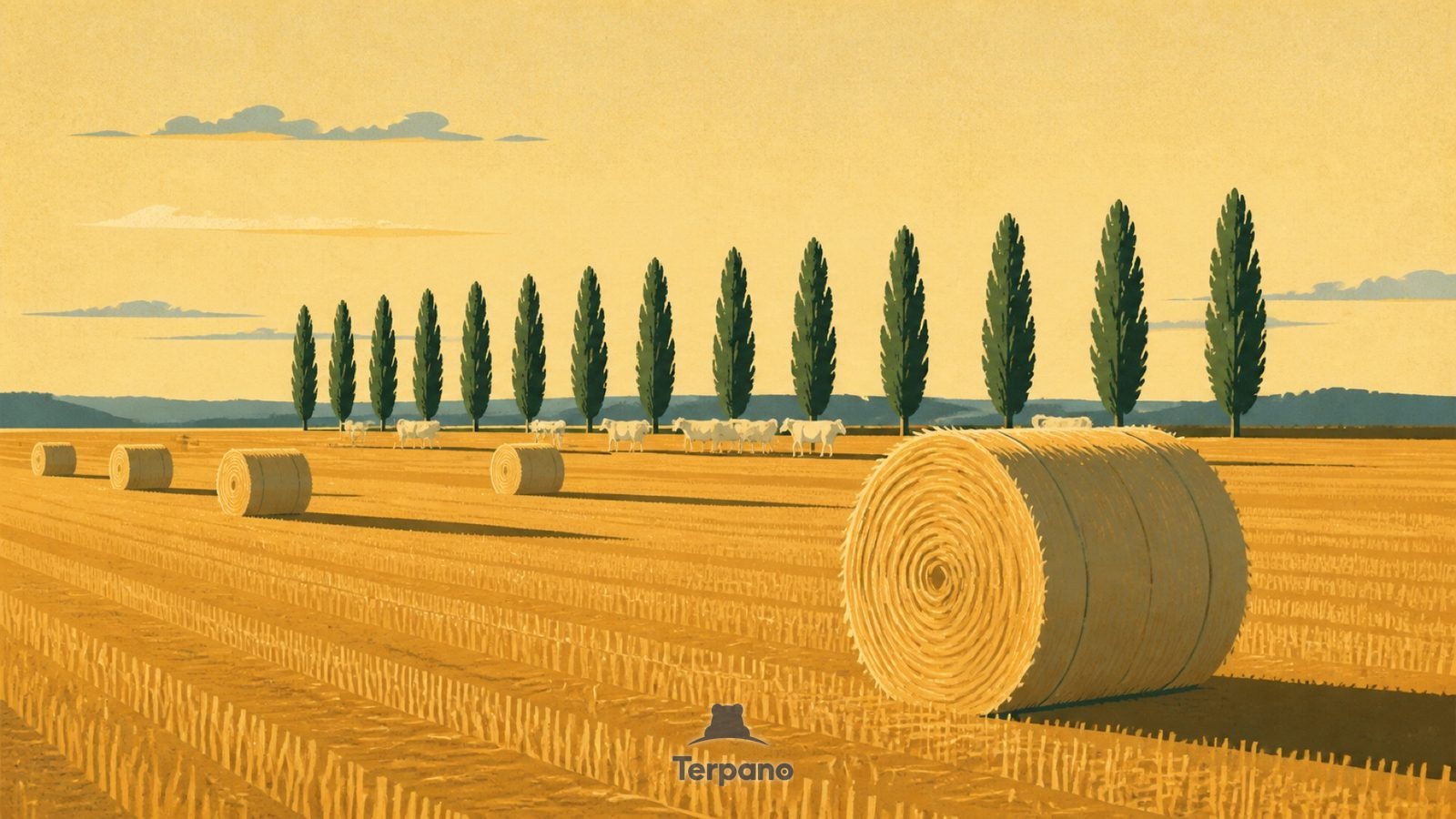 Champagne, France — original illustration of Champagne, France